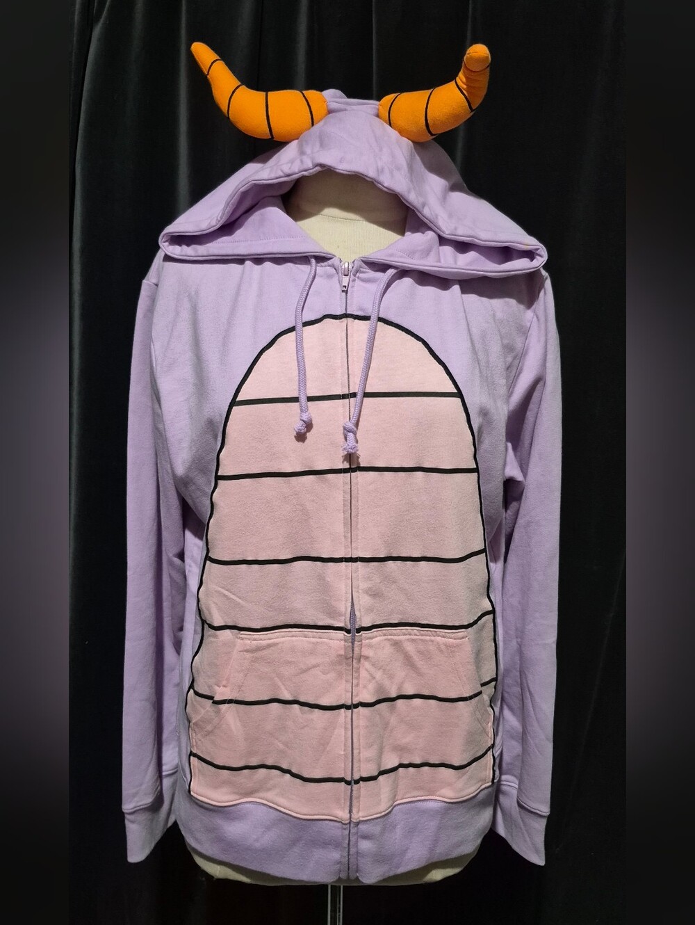 Disney Lilac & Pink Hooded Zip Jacket with Horns